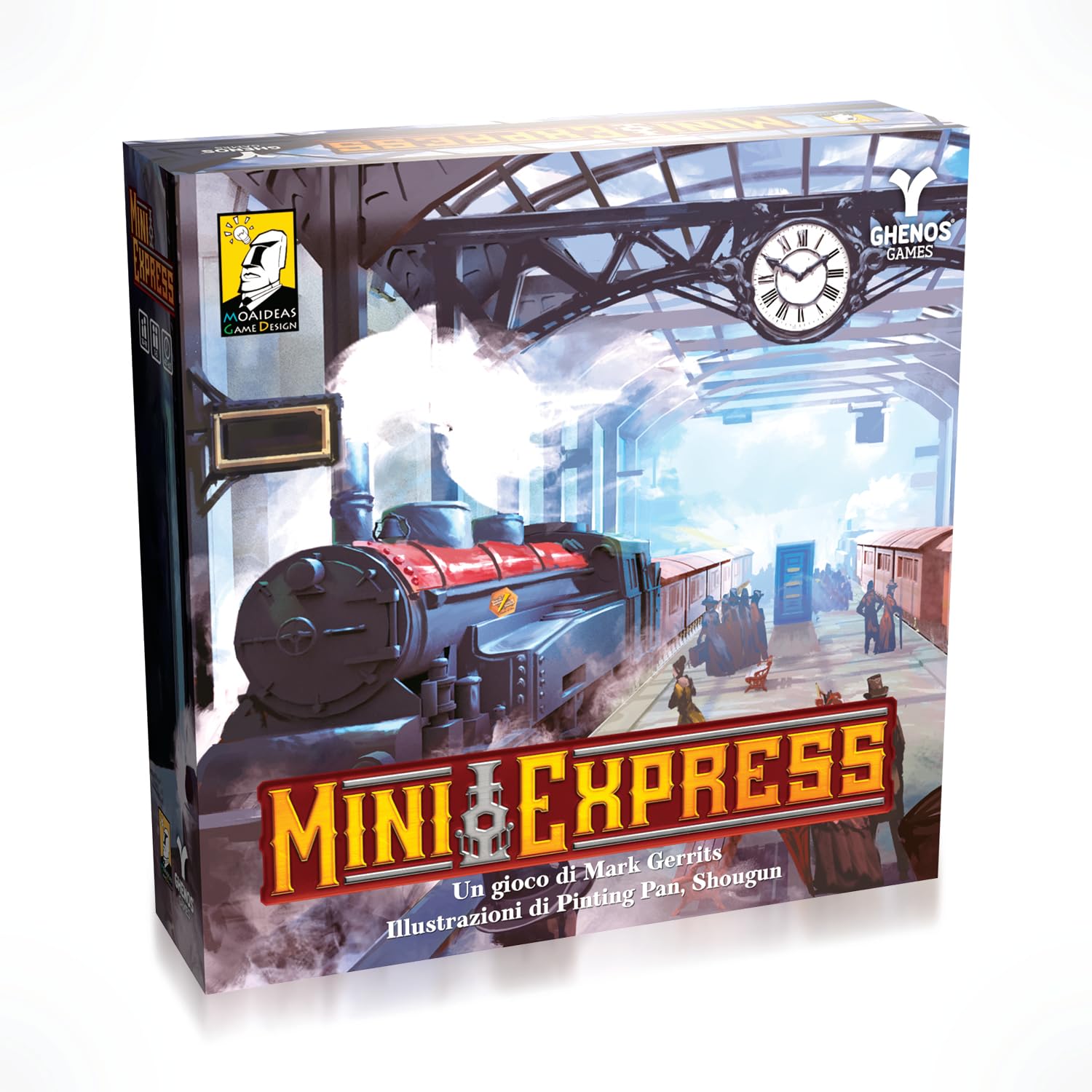 Mini Express - gra planszowa dla dorosłych i nastolatków od 14 lat - gra strategiczna - 1-5 graczy - czas trwania 40-60 min - edycja włoska