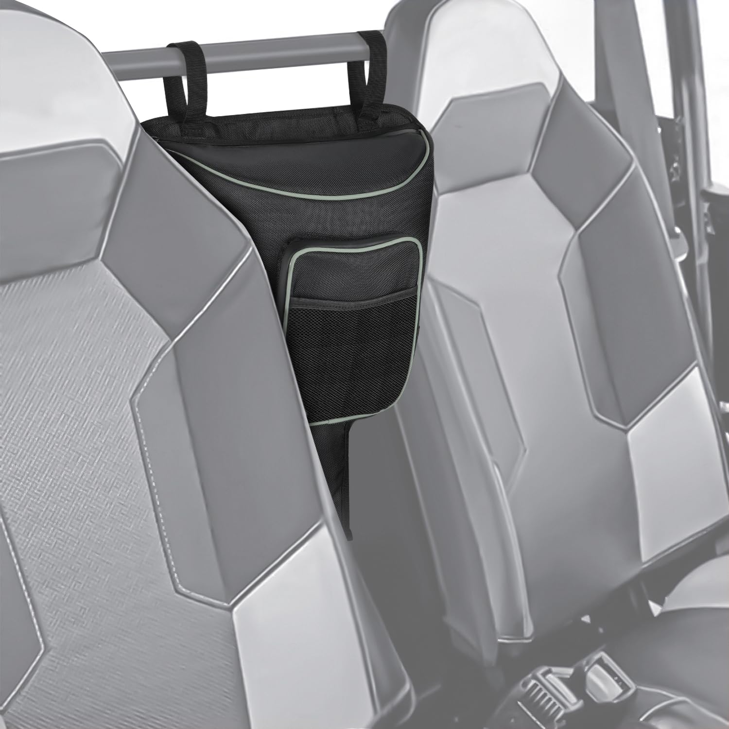 Frokom RZR Bolsa de almacenamiento, bolsa central UTV 1680D con múltiples bolsillos, bolsa de asiento central UTV para Polaris RZR XP 1000 Turbo S 900 570 800 2014 2015 2016 2017 2018 2019 2020 2021