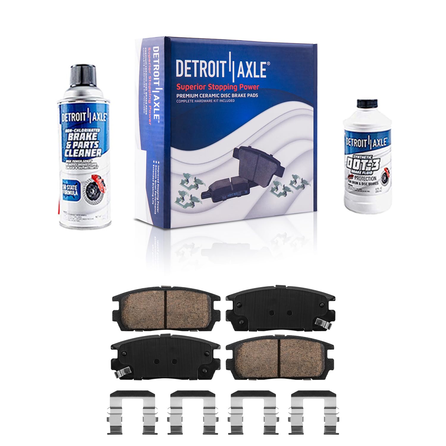 Detroit Axle - Rear Brake Pads for Chevrolet Captiva Sport Equinox