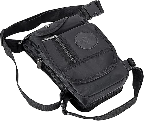 Miniatura 3 de Bolsa de pierna caída, bolsa de muslo para mujeres y hombres, bolsa táctica para piernas, bolsa de muslo, riñonera de muslo para motocicleta, bolsa