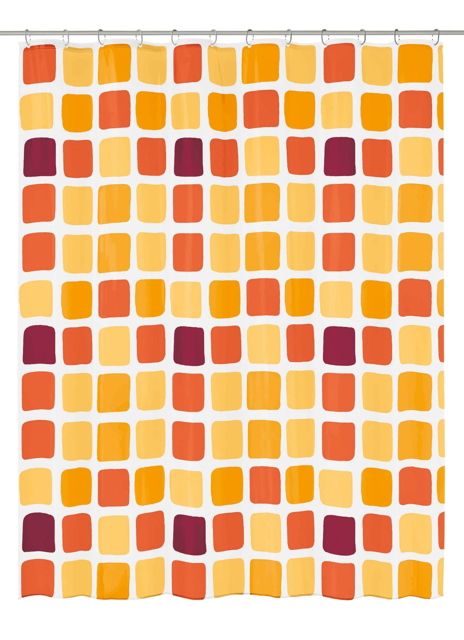 Kleine Wolke 180 x 200 cm 100 Percent Peva Sonny Shower Curtain, Yellow