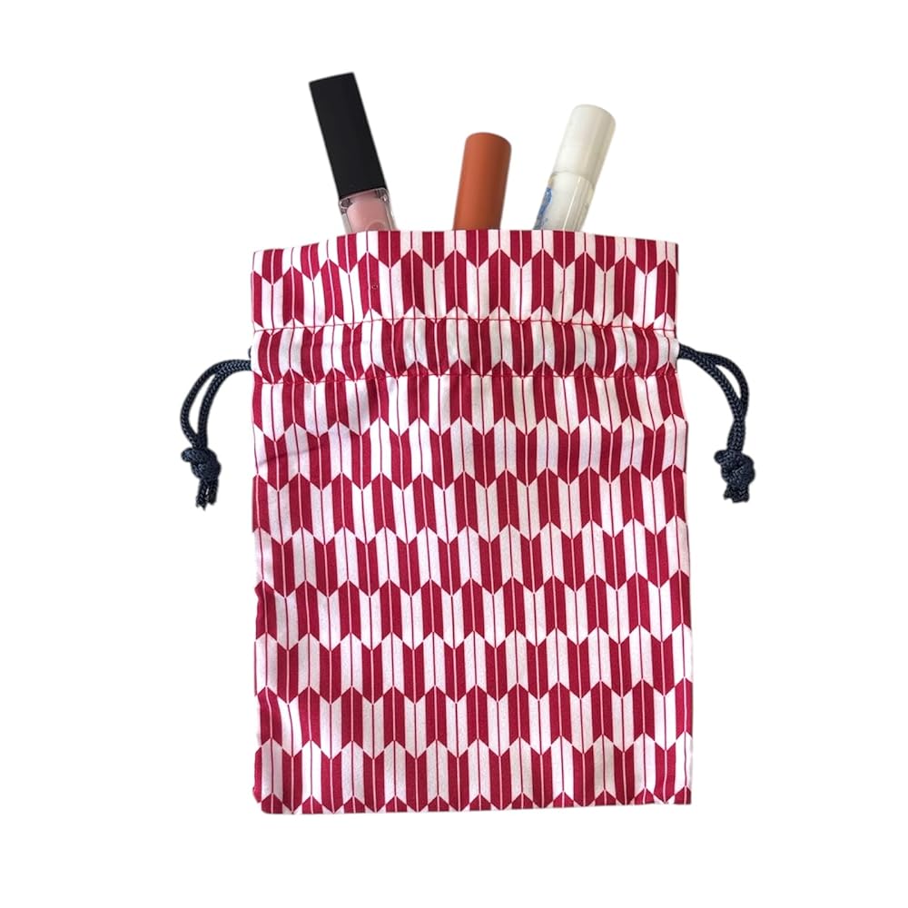三好良着用everyone nylon kinchaku pouch Amazon.com: Japan Style Drawstring Pouch Japanese Fabric
