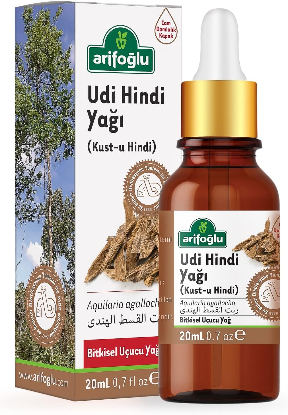 Arifoğlu Udi Hindi Yağı 20ml