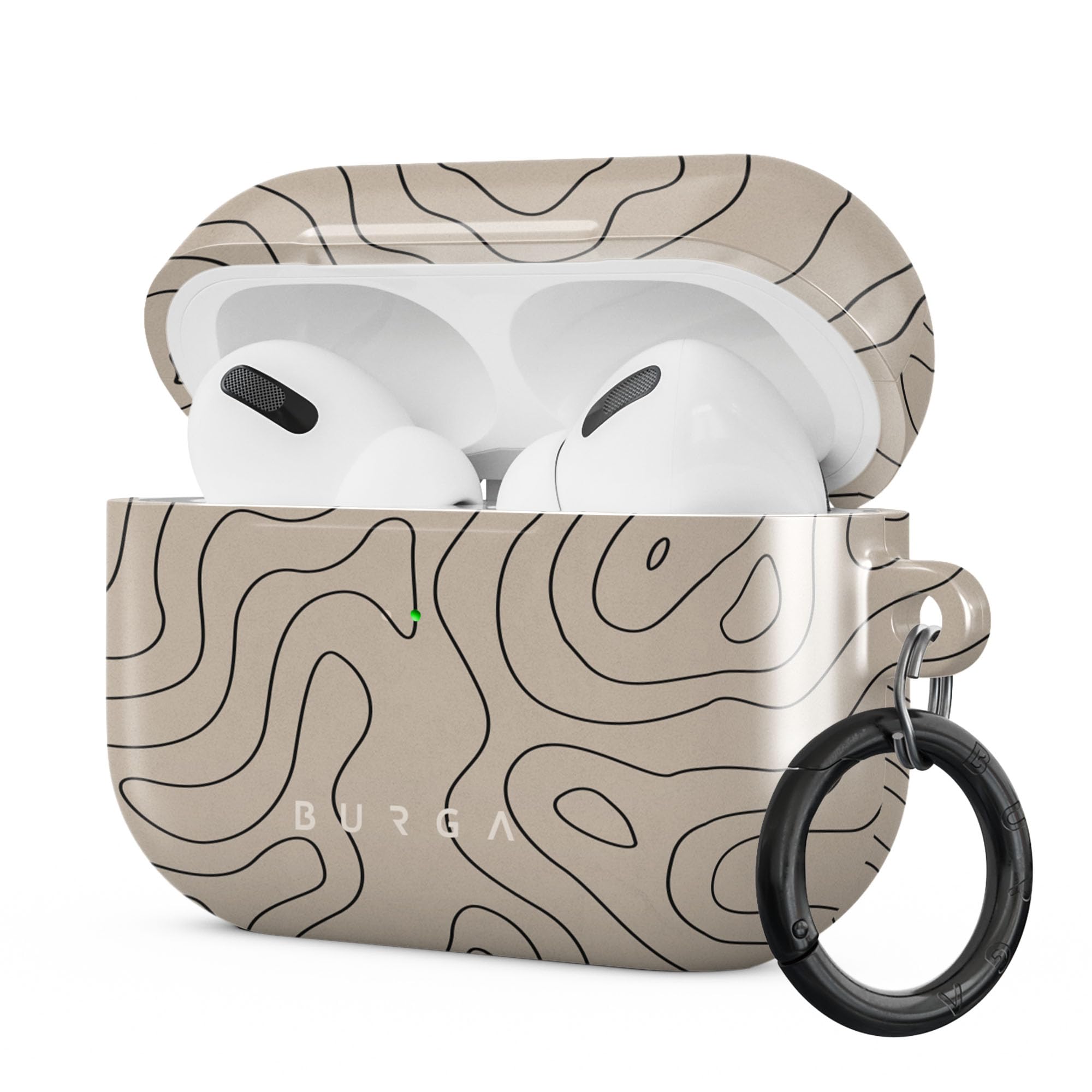 Burga Airpods PRO Case 2019, Compatible with Apple Airpods Case Cover, Protective Air Pods Plastic Hard Shell Cover, Stylish Smartphone Accessories