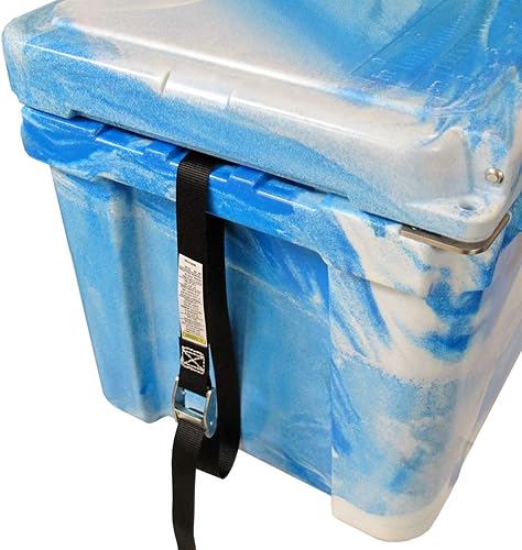 Miniatura 4 de Kit de amarre de correa enfriadora rotomoldeada de 48 pulgadas de longitud con bucles de cubierta