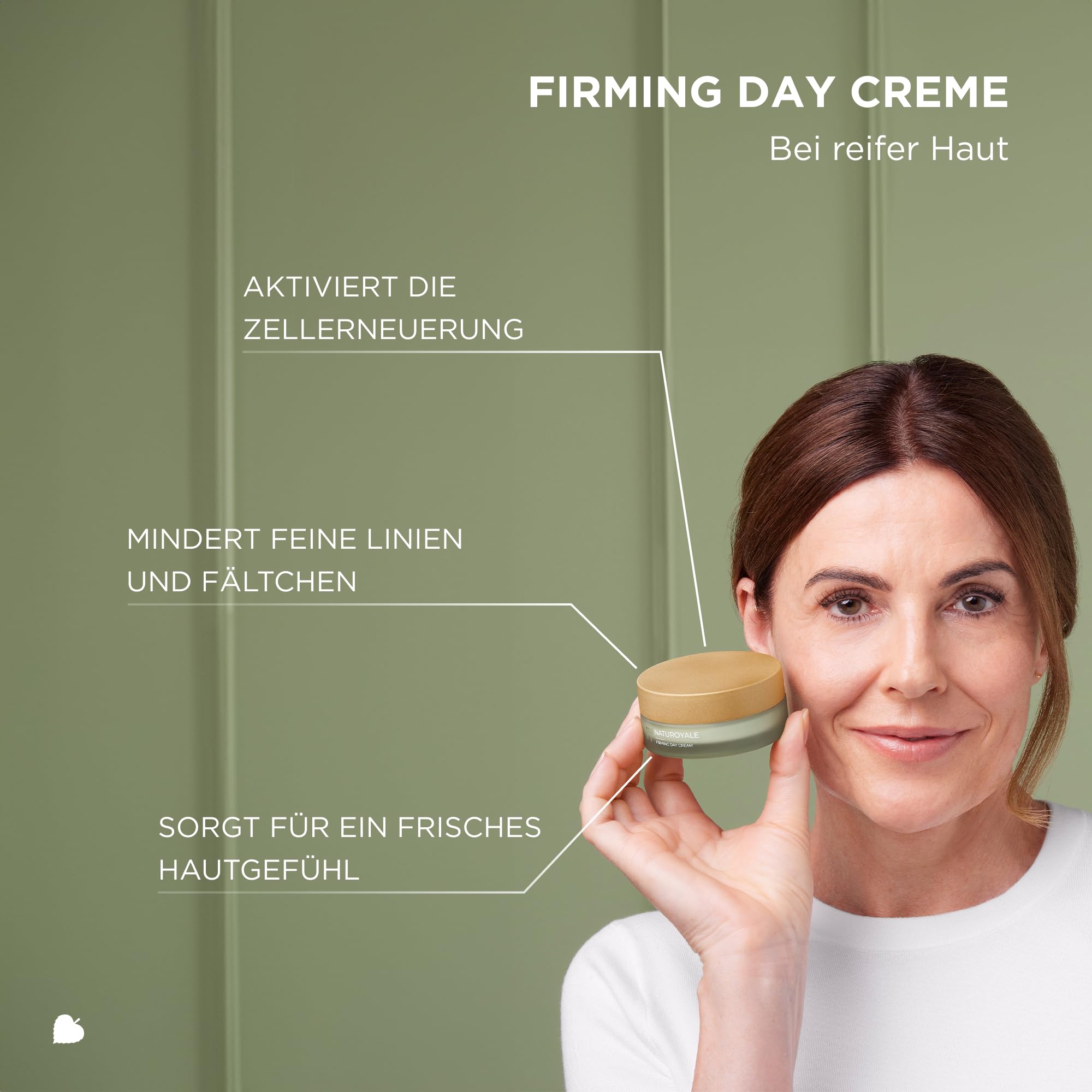 ANNEMARIE BÖRLIND NATUROYALE Firming Day Cream 50ml Für Reife Haut | Straffende Tagescreme, Anti-Aging, Feuchtigkeitspflege Gegen Falten, Zellerneuerung, Mit Parakresse, Mit weißem Trüffel