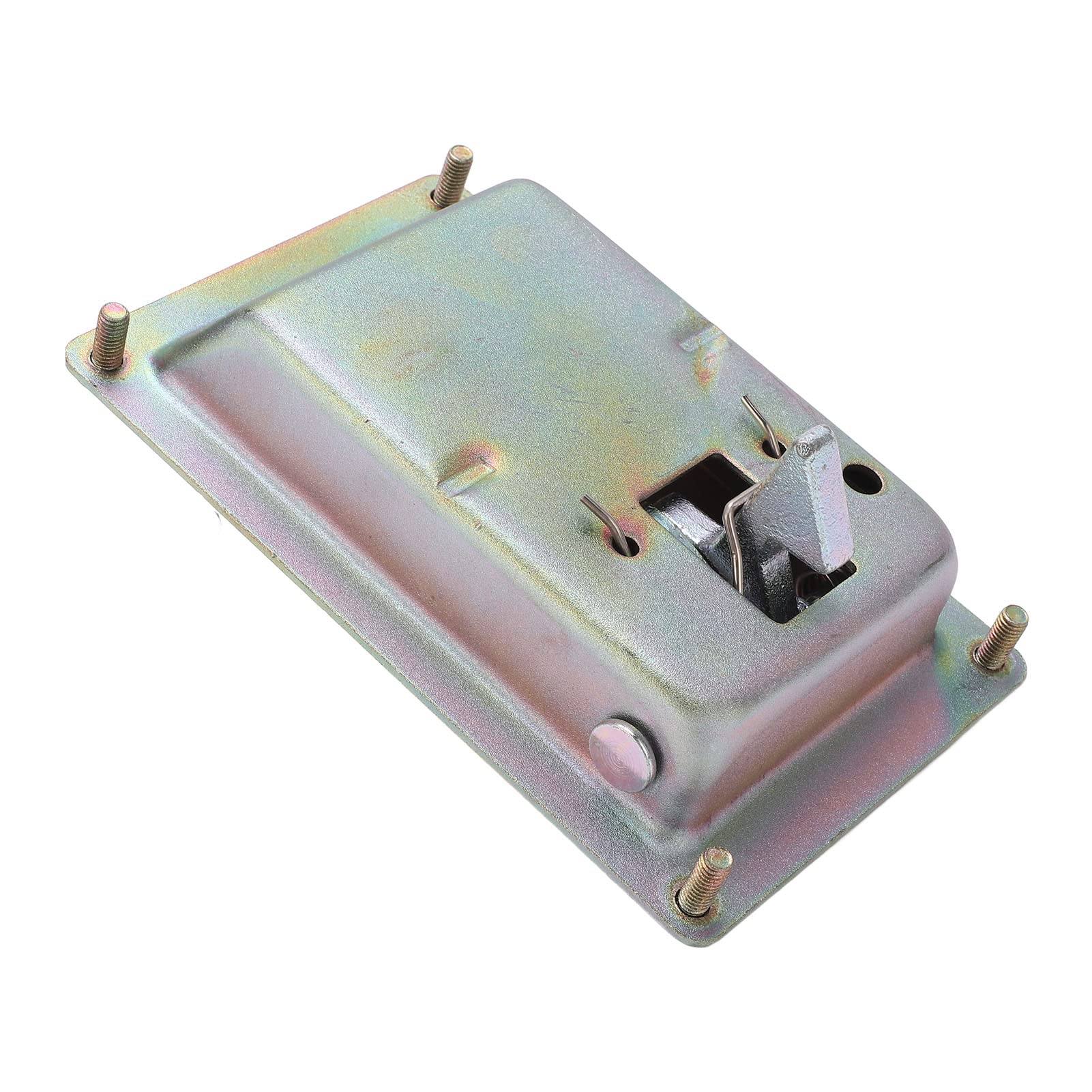 Zamek bocznych drzwi pompy hydraulicznej, trwały stop aluminium, mocny zamienny zamek pokrywy do serii ZAX 171x111mm