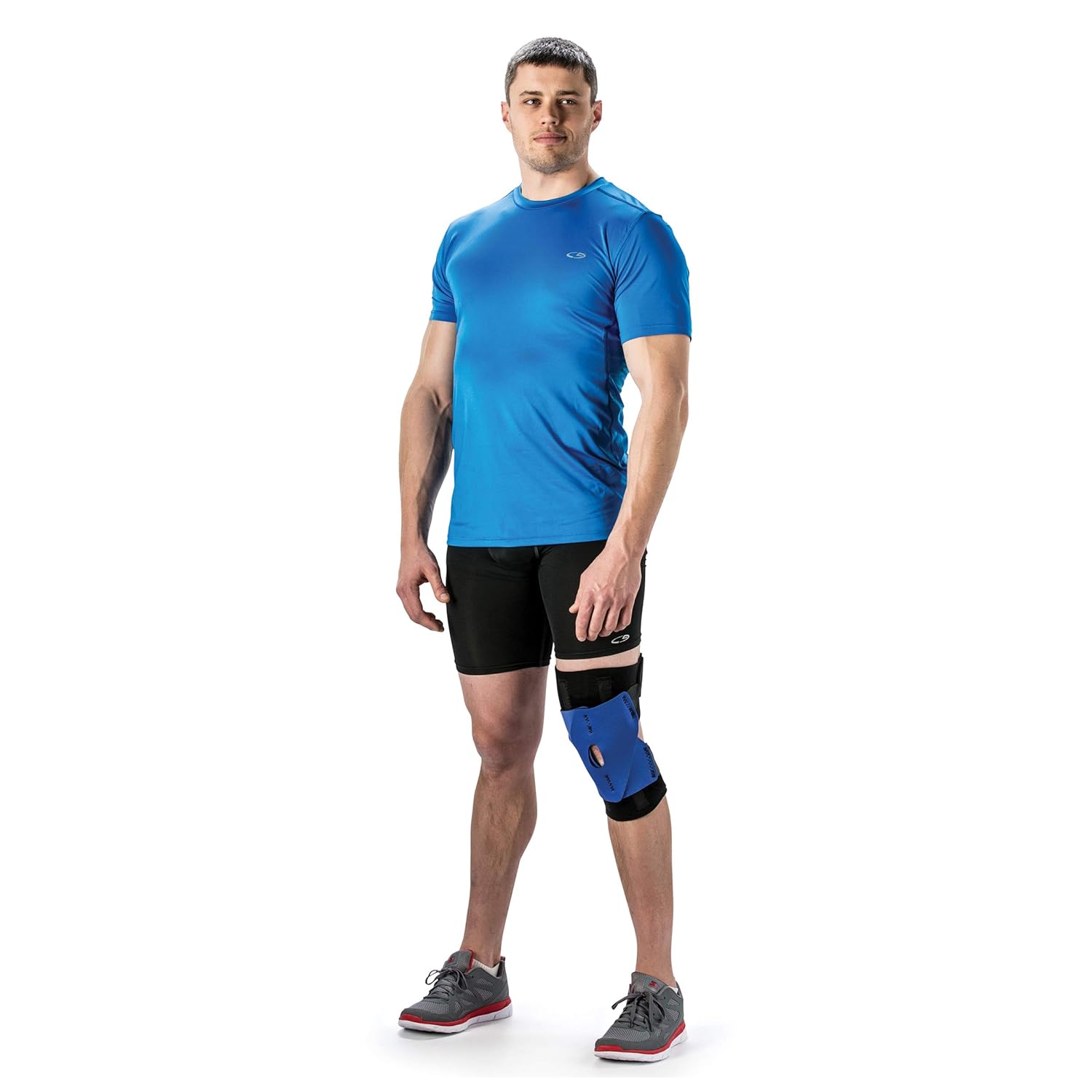 Core Products Performance Wrap, Brace, Knee Support and Stability for Running, Basketball, Weightlifting, Gym, Workout, Water Sports - Large/XLarge