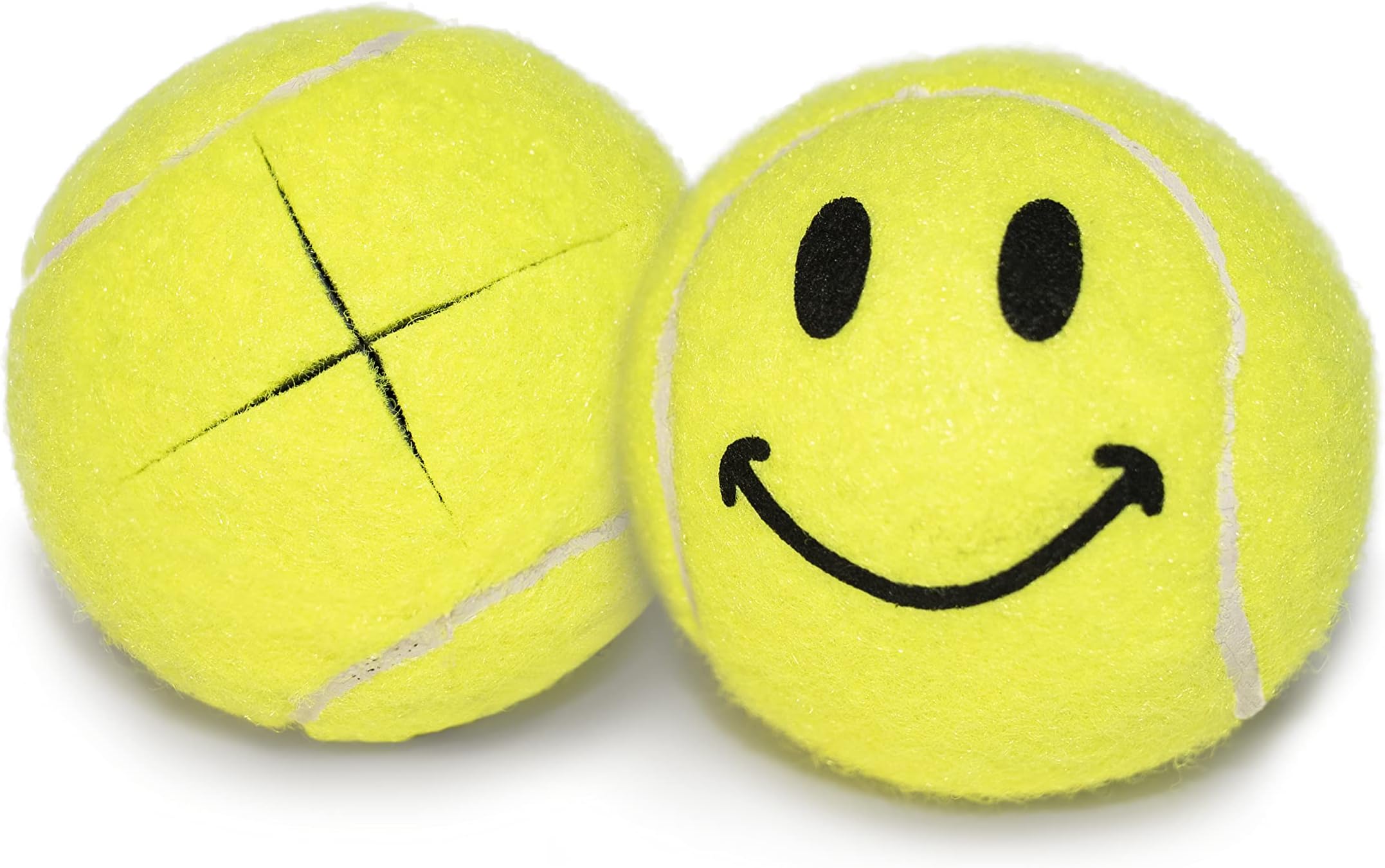 AMP Pre-Cut Walker Glide Balls - 15 Colors & Styles (Smiley - Yellow)
