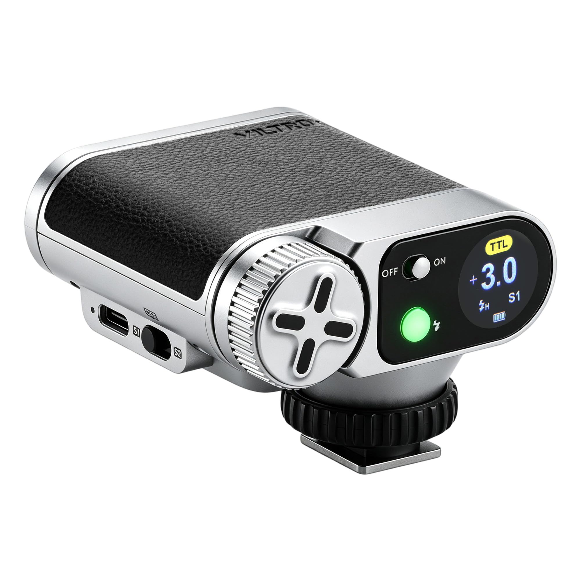 Amazon | VILTROX Vintage Z1 Pro カメラフラッシュ レトロ 小型