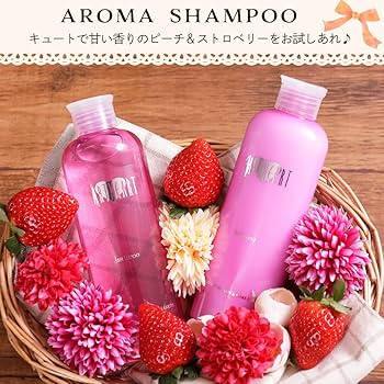 Amazon | 【セット】アロマシャンプー&トリートメント 720ml (ピーチ