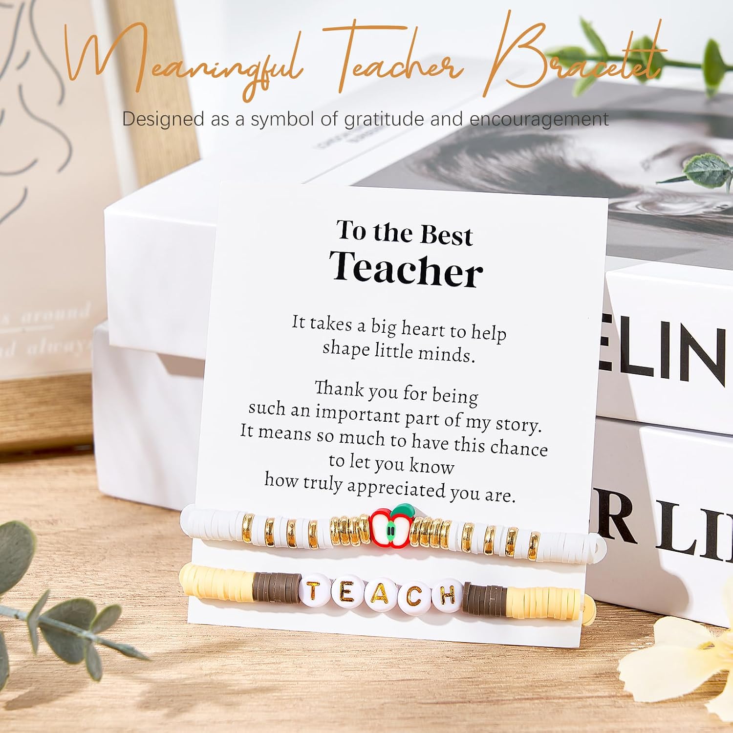 Best Teacher Appreciation Week Gift Box,Thank You Gift Set for Teachers,Cute Teacher Mug with Crochet Flower,Ready to Gift,Back To School End of Year Christmas Valentine Day Gifts from Students