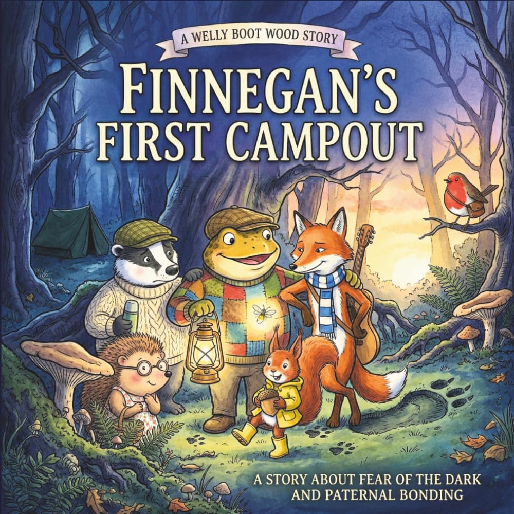 Finnegan’s First Campout: A comforting story about bravery, overcoming fear of the dark, and trying new things: 2 (Big Feelings in Welly Boot Woods)