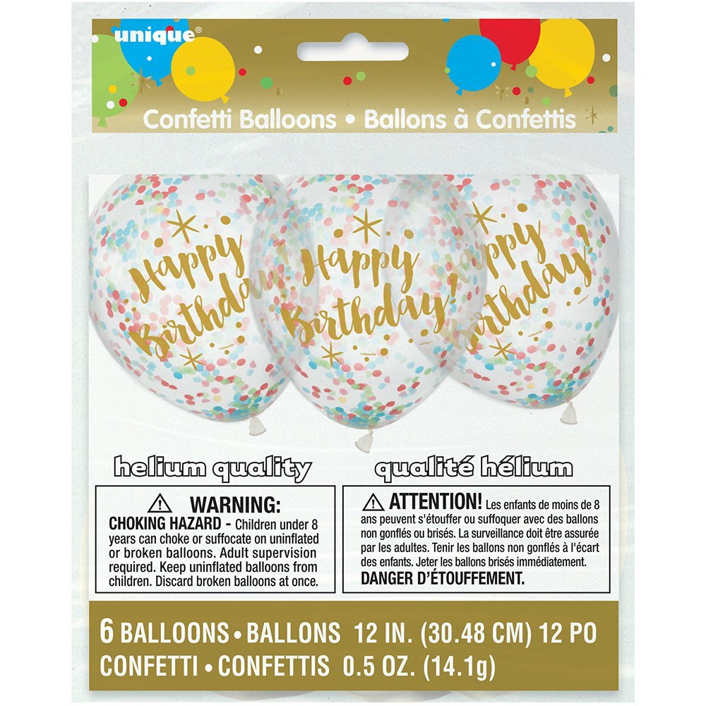 Happy Birthday Konfetti - 2 X 15g Buntes Metallic-Konfetti Für Geburtstagspartys, Tischdeko & DIY