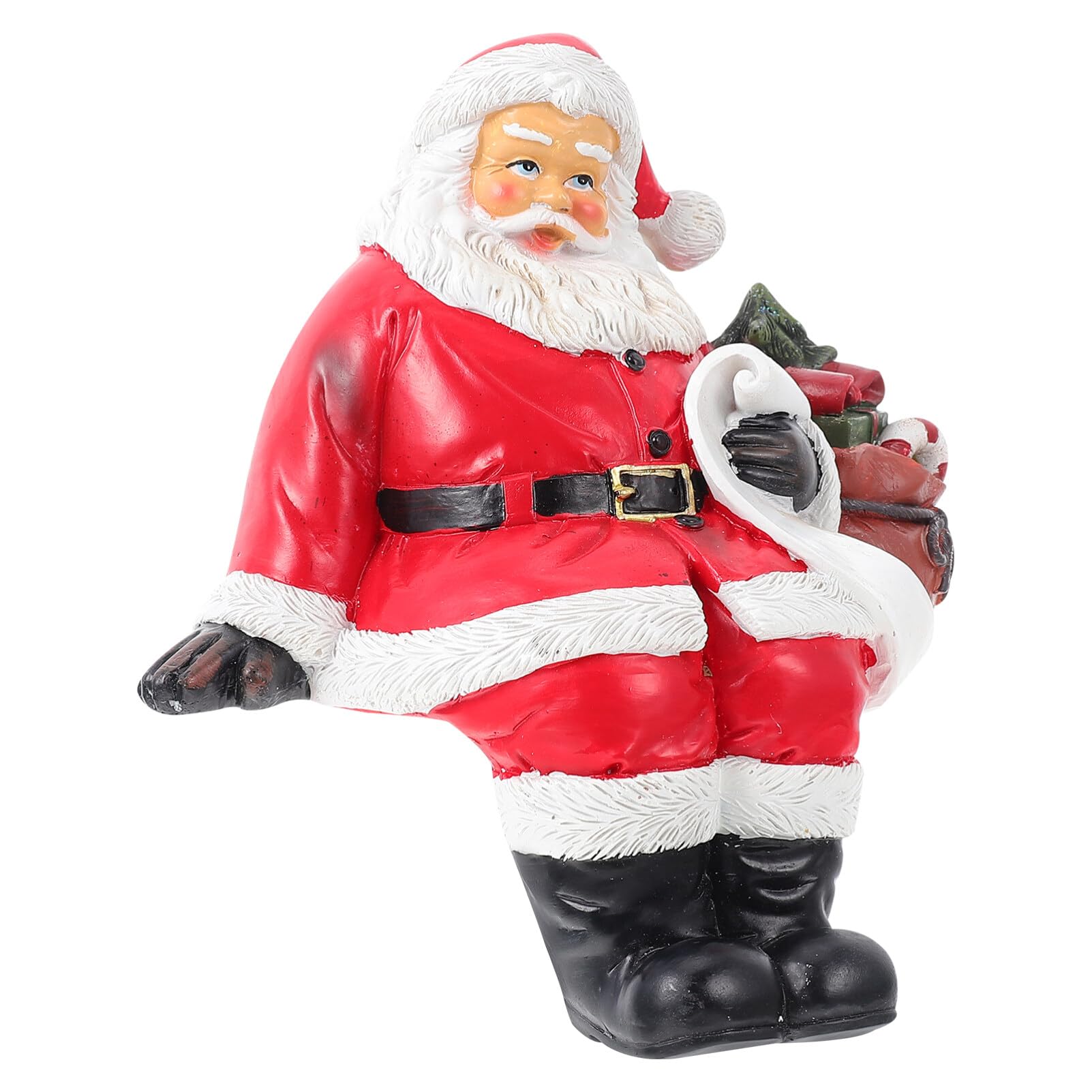 Weihnachtsmann Handtasche Baby Puppe Kinder Schreibtisch Top Weihnachtsmann Puppe Figur Weihnachten Party Ornament Weihnachten Weihnachtsmann Tischfigur Weihnachtsmann
