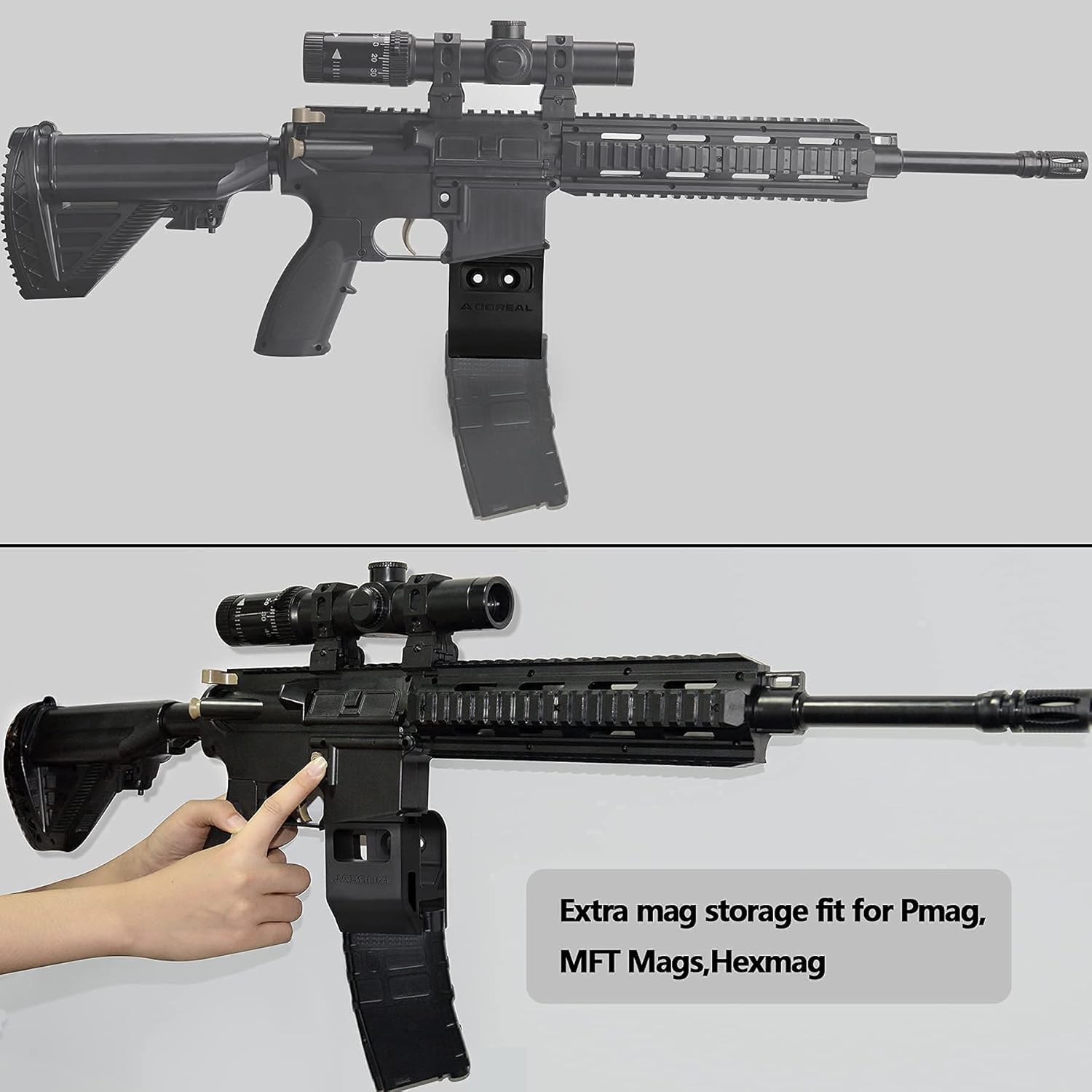 Adoreal 2 Pack Gun Rack Wall Mount,Gun Storage for Wall, Compatible with Rifle Shotgun : Sports & Outdoors