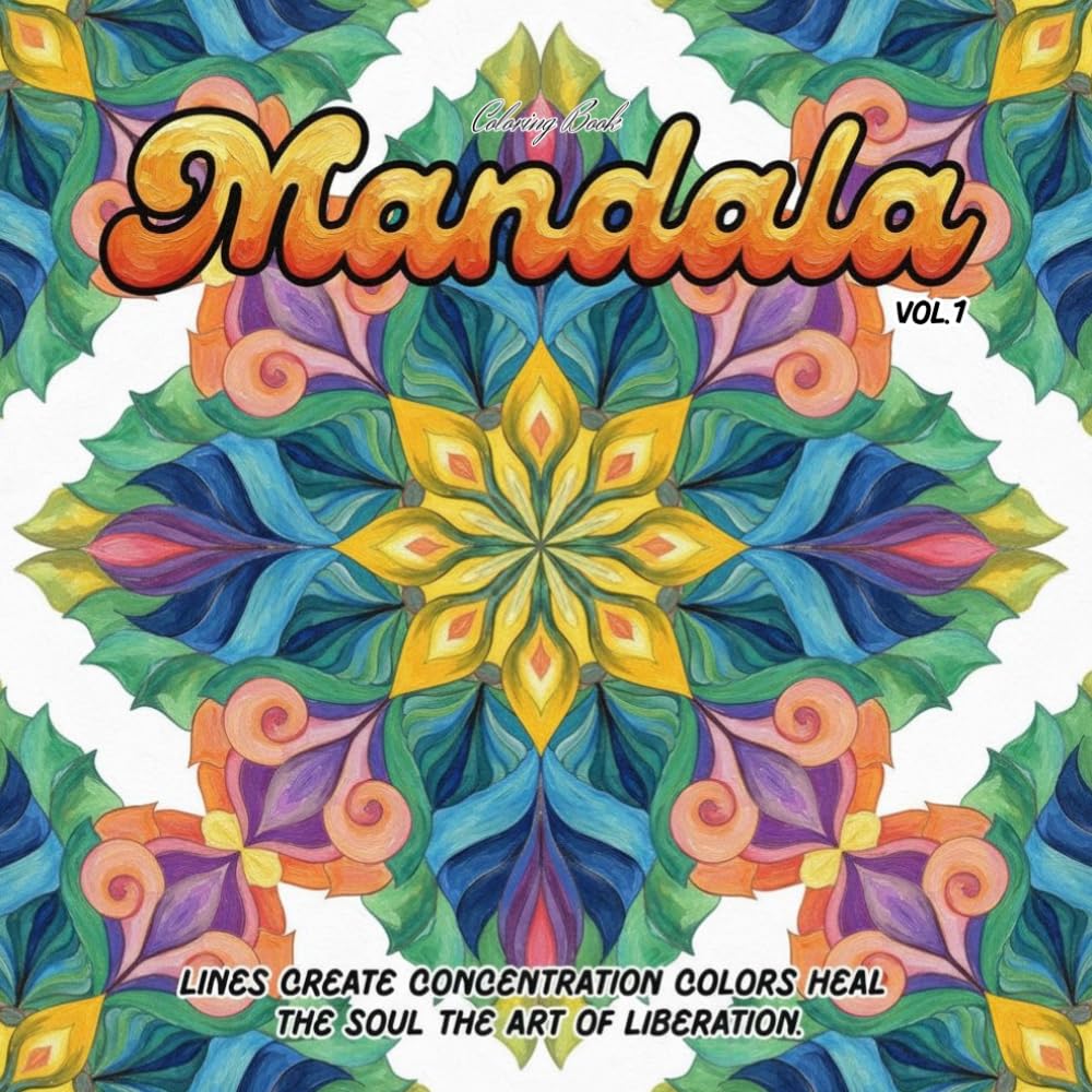 Mandala Coloring Book for Relaxation – 50 Stress Relief Designs for Adults & Teens | Mindfulness, Anxiety Relief, Art Therapy Vol.1: Feeling stressed, ... book helps you reset your mind in minutes.