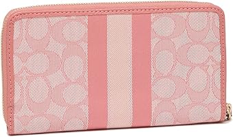 Amazon | [コーチ] アウトレット 長財布 シグネチャー ピンク