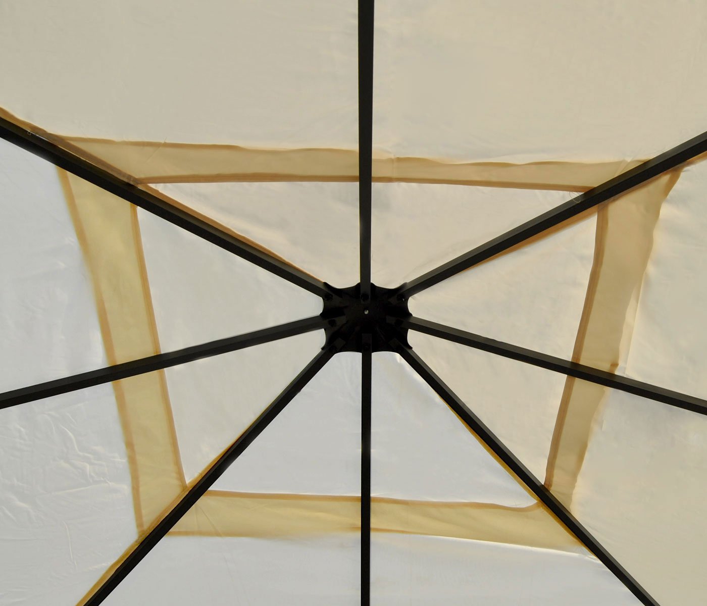 Mendler pokrowiec zastępczy do dachu pergola pawilonu Cadiz 3 x 3 m ~ kremowy