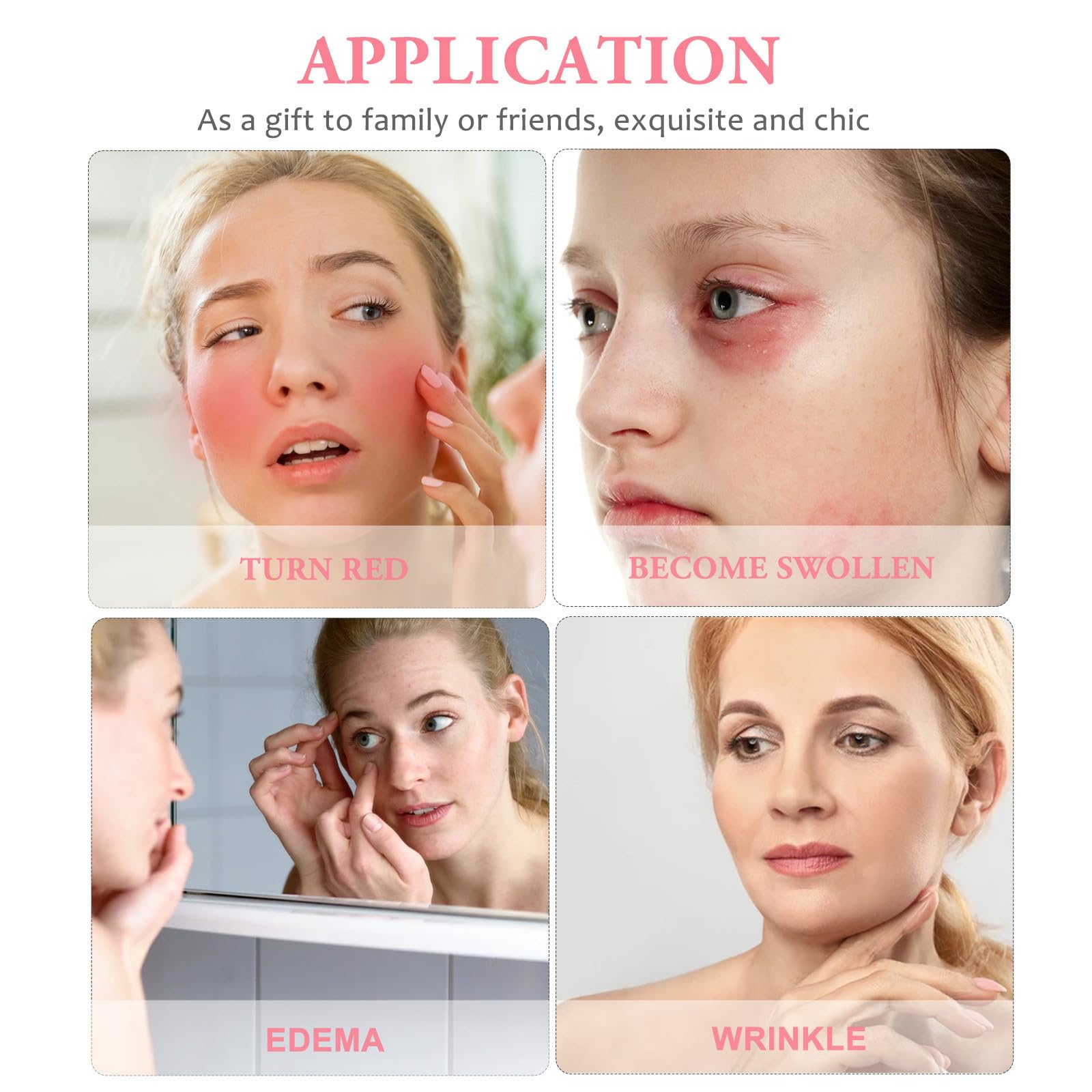 Eiskugeln aus Edelstahl 2 Stück Gesichtsmassagegerät Kühlende Gesichtsroller für Anti Aging Hautstraffung Schwellungen Kompakt und Hautfreundlich für Gesicht Hals Zufällige Farbe