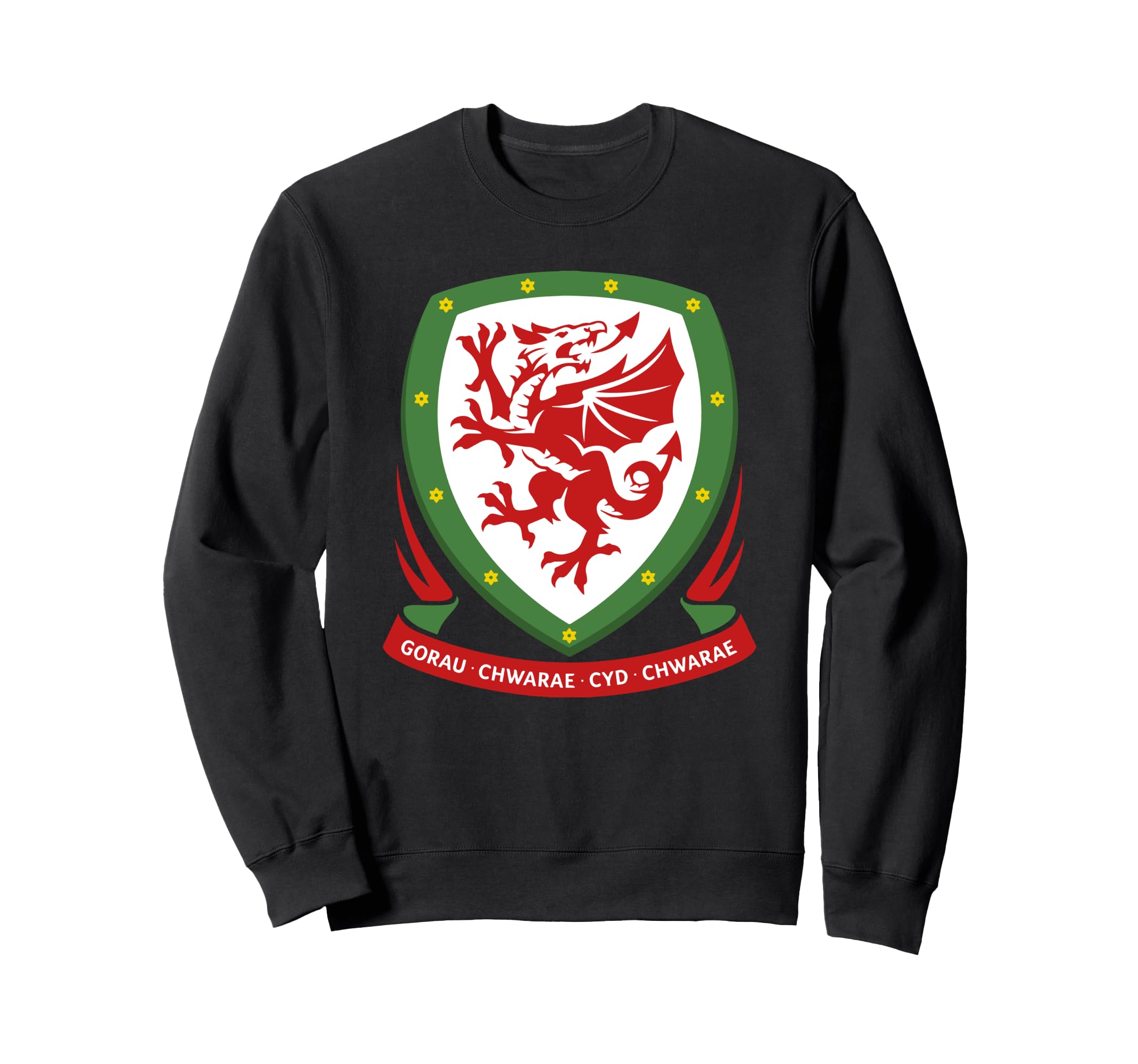 Wales National Football Sweatshirt, Black