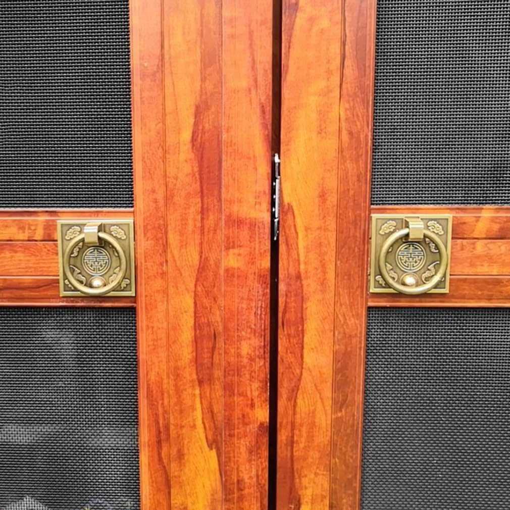 Chinese Style Antique Brass Ring Pull Handle Set Kitchen Cabinets Wardrobe Drawer Classical Furniture Decoration Classic Pure Copper Handle