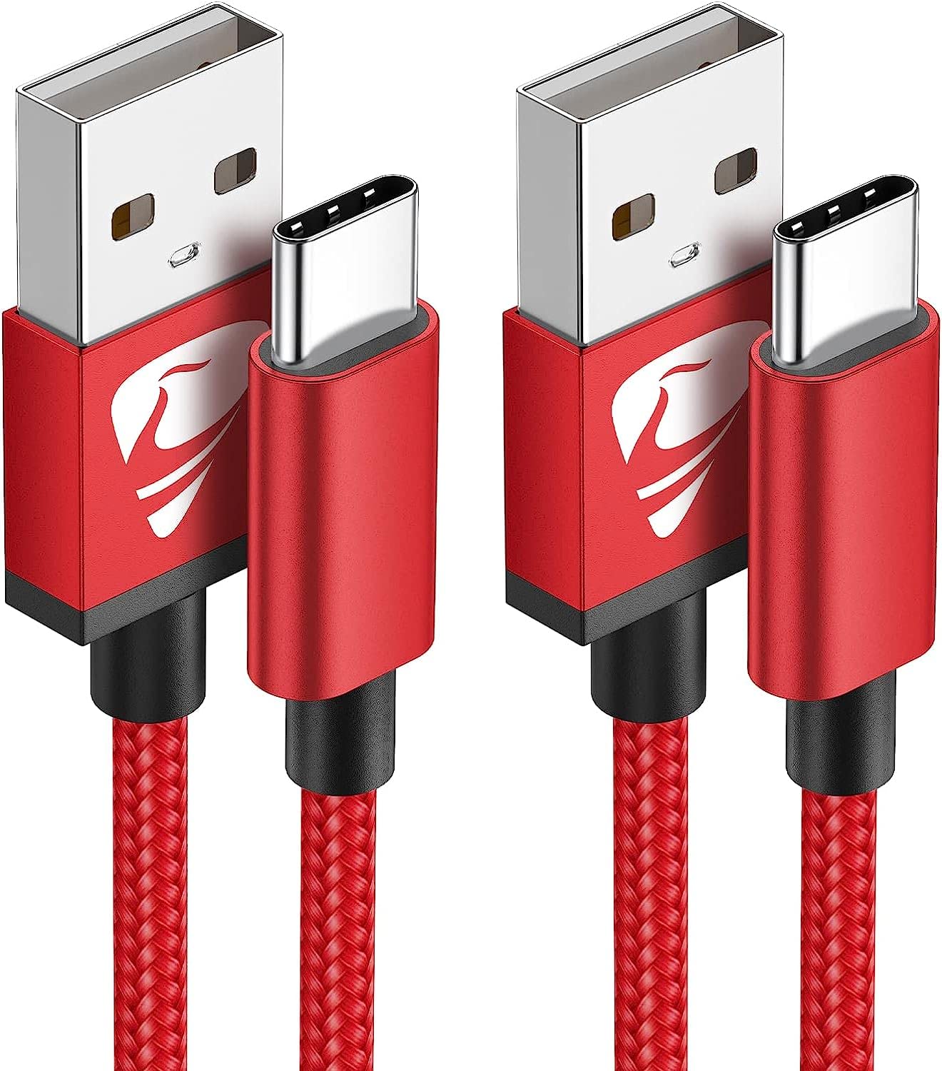 Yosou USB C Charger Cable 1M 2Pack Type C Charger Fast Charging 3A Lead Nylon Braided for Samsung Galaxy S22 S21 S20 S10 S9 S8 A12 A20e A40 A51 A70,Huawei P30 P20,Google Pixel 6,Xiaomi,Sony Xperia,Switch