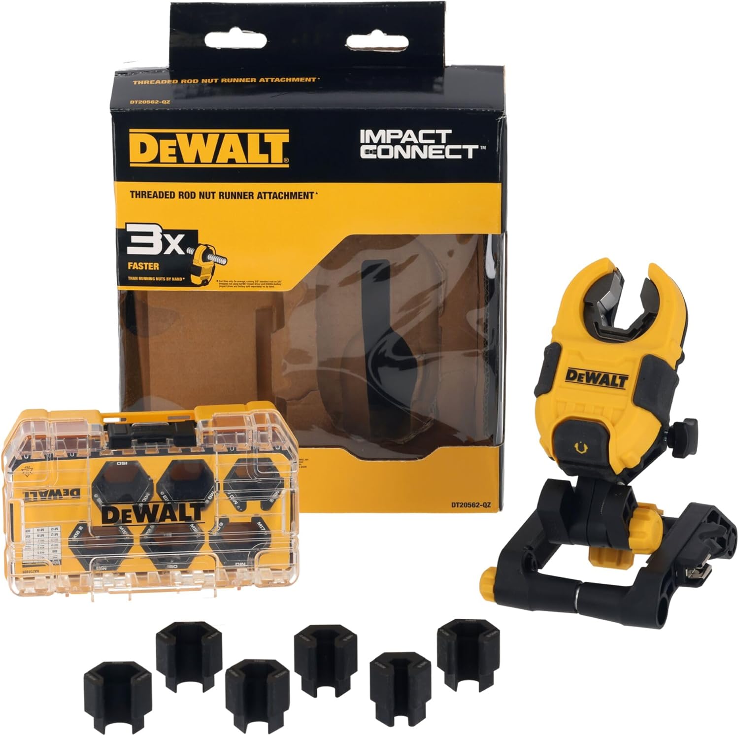 DEWALT Impact Connect Threaded Rod Nut Runner Attachement, DT20562-QZ ...