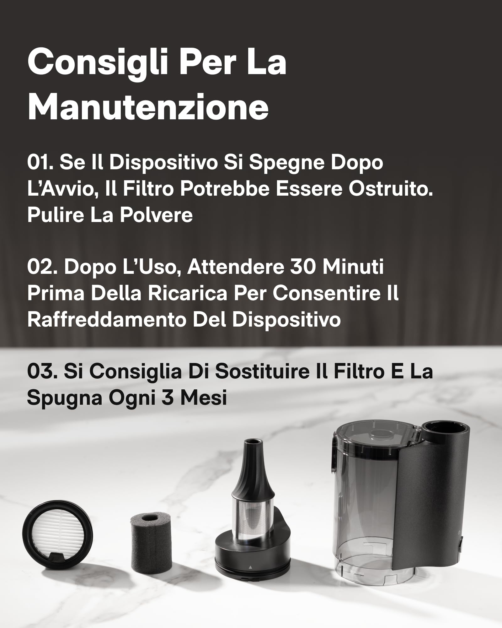HOTO BlowVac™ Aspirapolvere Auto, 23000Pa Aspirabriciole Senza Fili Potente, 3 Modalità di Aspirazione, 2 in 1 con Funzione Soffiatore, Aspirapolvere Portatile per Auto, Scrivania, Barca, Casa