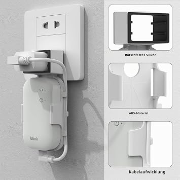 Wall Mount for Blink Sync Module Core Sockets Holder Wall Hunger for Blink Sync Module Core with Cable Accessory Holder Stand for Blink Sync Module Core