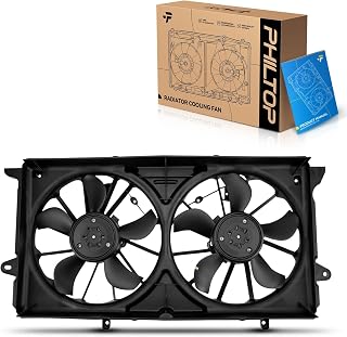 PHILTOP 621619 Radiator Cooling Fan Assembly, Fit for Silverado/Sierra 1500