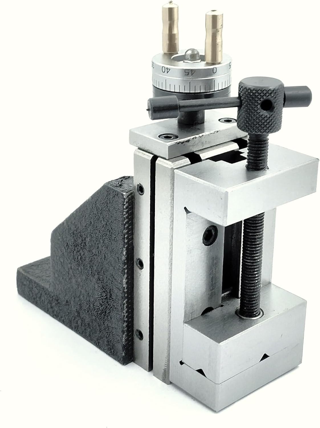 Tool post MINI Vertical Slide with 2"/ 50 mm Steel Vice-Instant Milling-on Small Bench