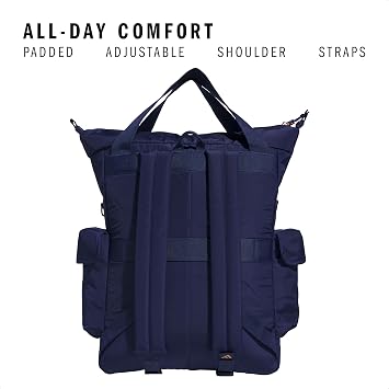 adidas Saturday 2 Tote Backpack (23L) durable lightweight athletic carry bag with handles