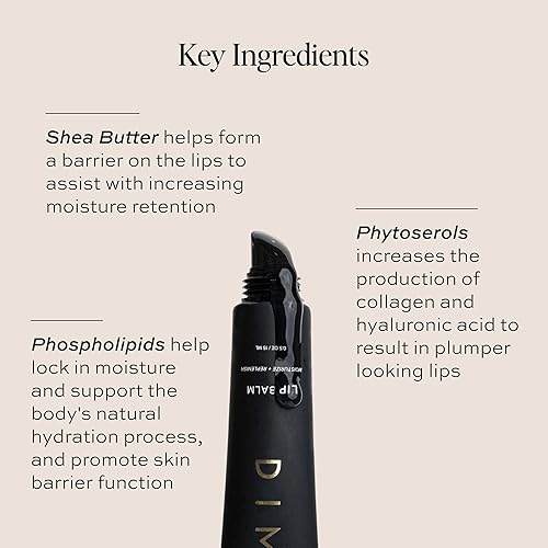 Miniatura 8 de DIME Beauty - Bálsamo labial hidratante y brillante, vegano y libre de crueldad, cuidado labial antienvejecimiento, 0.5 oz / 0.5 fl oz
