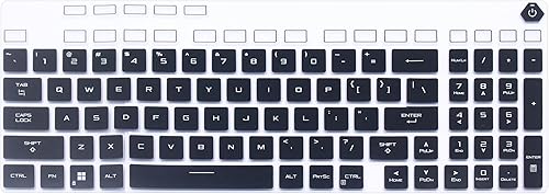 Miniatura 3 de Funda de silicona para teclado compatible con Asus ROG Strix Scar 18 G834 G834JY G834JY-XS97 y ROG Strix G18 G814 G814JI G814JI G814JZ Series Laptop