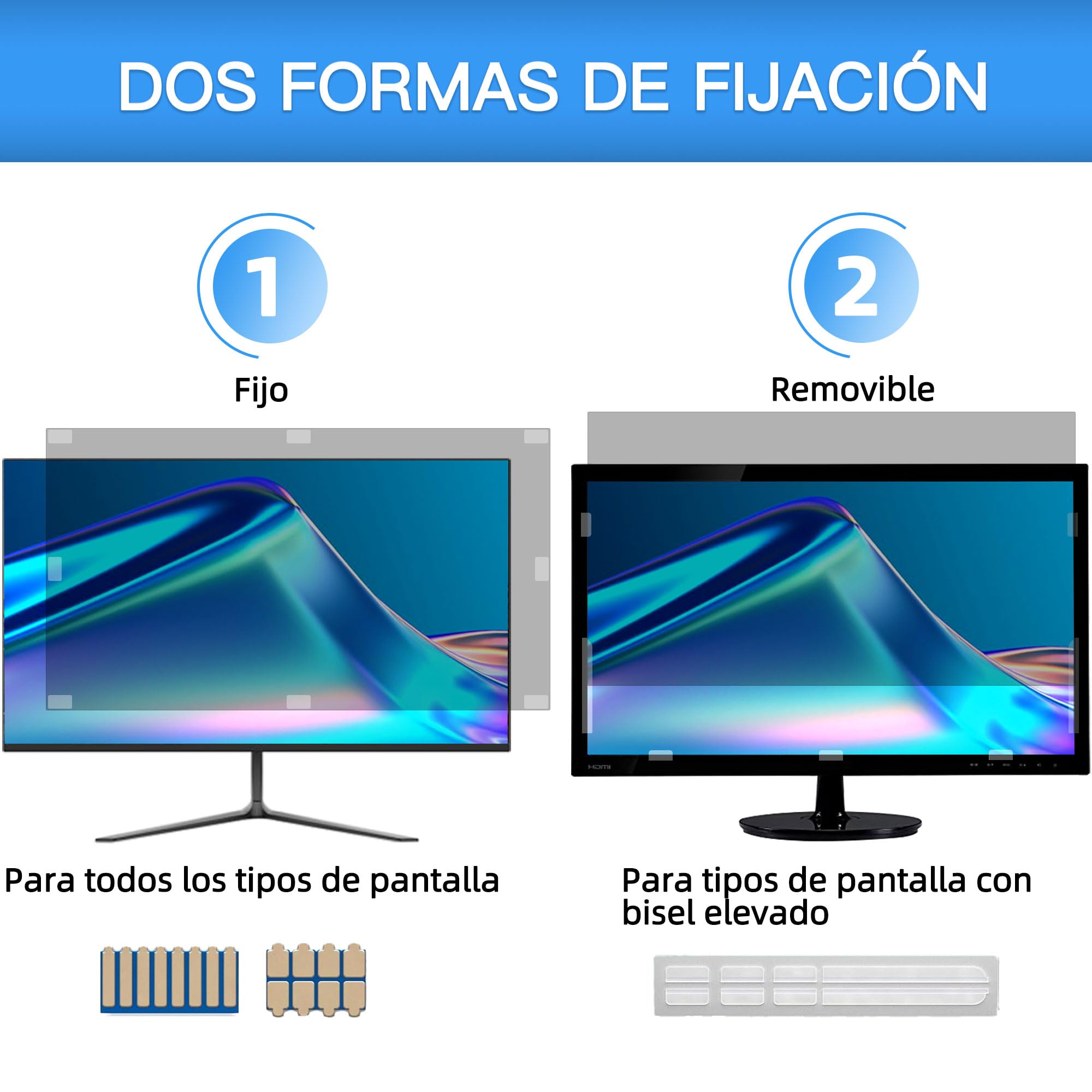 ZOEGAA Pantalla Antipiquete para Monitor 29 pulgadas 21:9, Desmontable, Pantalla Antipiquete con Bloqueo de Luz Azul y Antirreflejo, para HP/Dell/Acer/Lenovo/ThinkPad/Asus