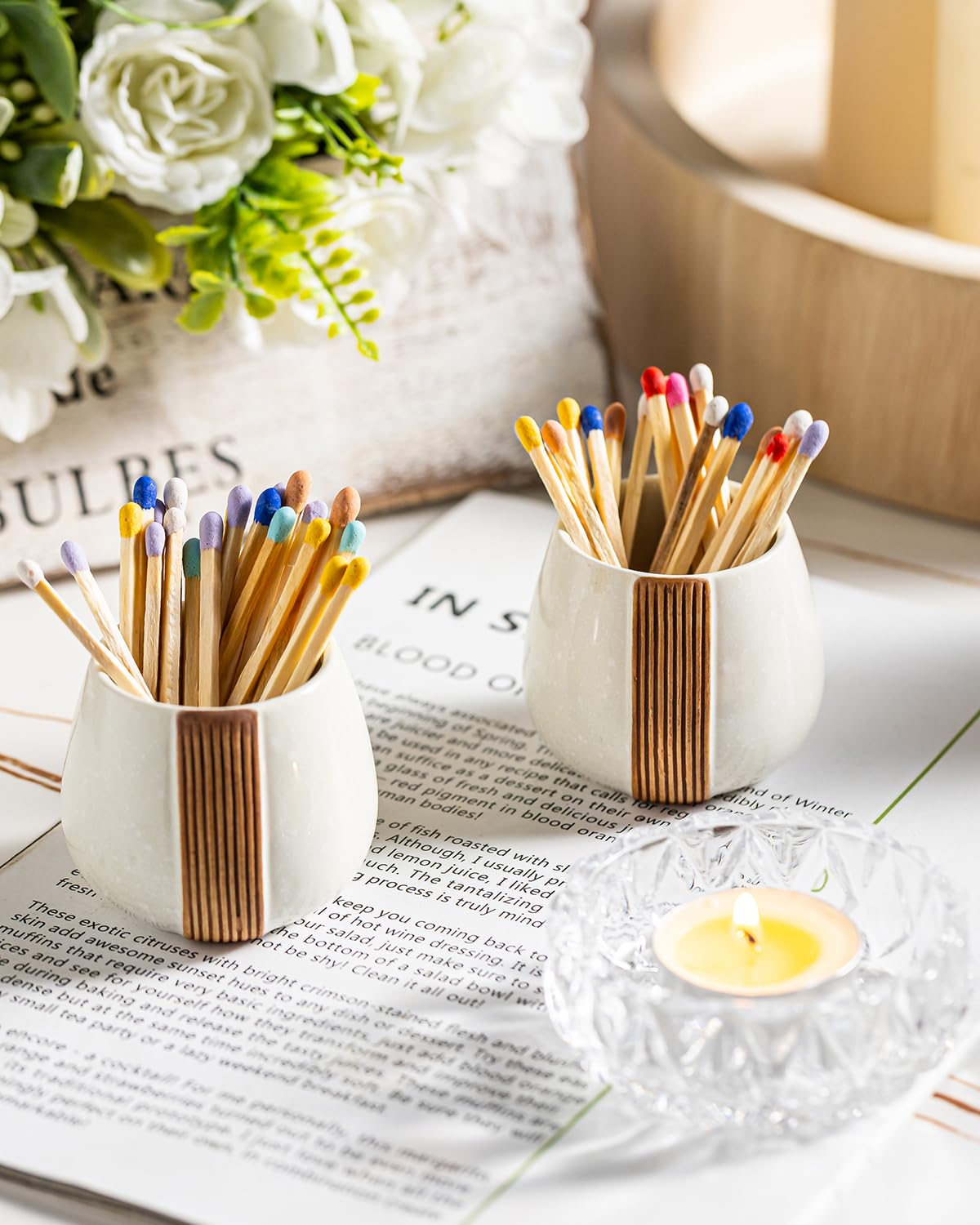 MATCH MAKERS 10点セット Amazon.com: Zoeeker Ceramic Match Striker Holders Set of 2