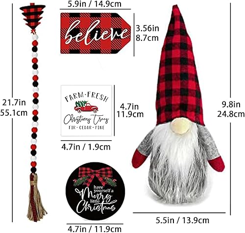 Decoraciones de Halloween Juego de 11 piezas de decoración de bandeja escalonada de Halloween Cartel de madera rústica de granja Lindos gnomos de