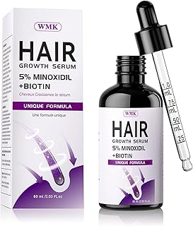 5% Minoxidil for Men and Women Hair Growth Oil, Biotin Hair Serum, 2.03 fl oz