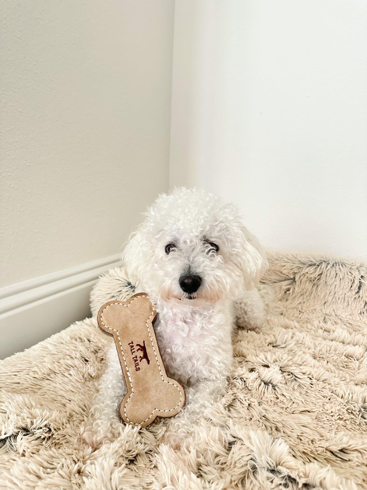 Tall Tails Hundespielzeug Knochen, Naturleder, 15,2 cm