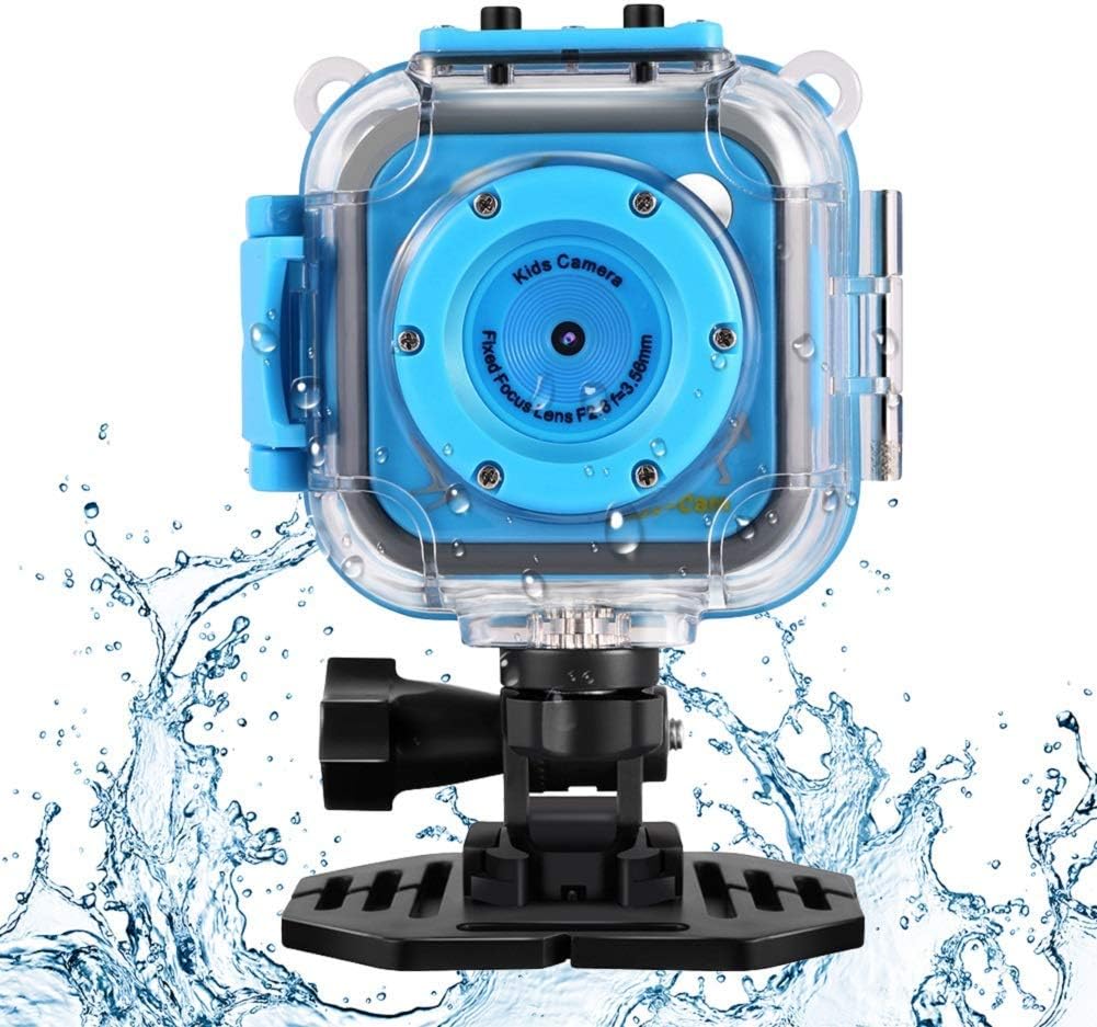 Kids Camera,Digital Childrens Camera WiFi 2MP Underwater 20m Waterproof Video Kids Camera Mini Sports Camera for Kids boys girls