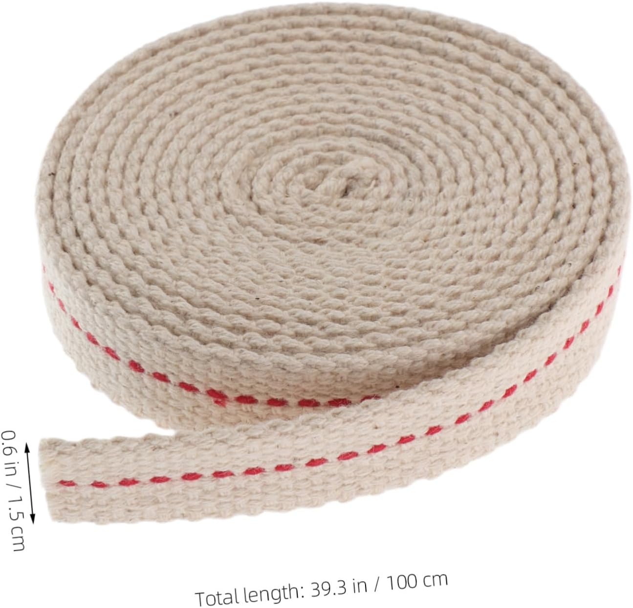 Flat Cotton Wick for Kerosene Lamps Replacement Oil Lamp Wick for Outdoor Camping Lanterns
