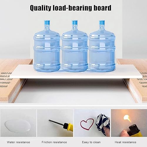 Miniatura 7 de Mesas de centro de madera ovaladas con estantes abiertos, mesas auxiliares en forma de gota de 2 niveles, mesas de consola pequeñas y modernas para