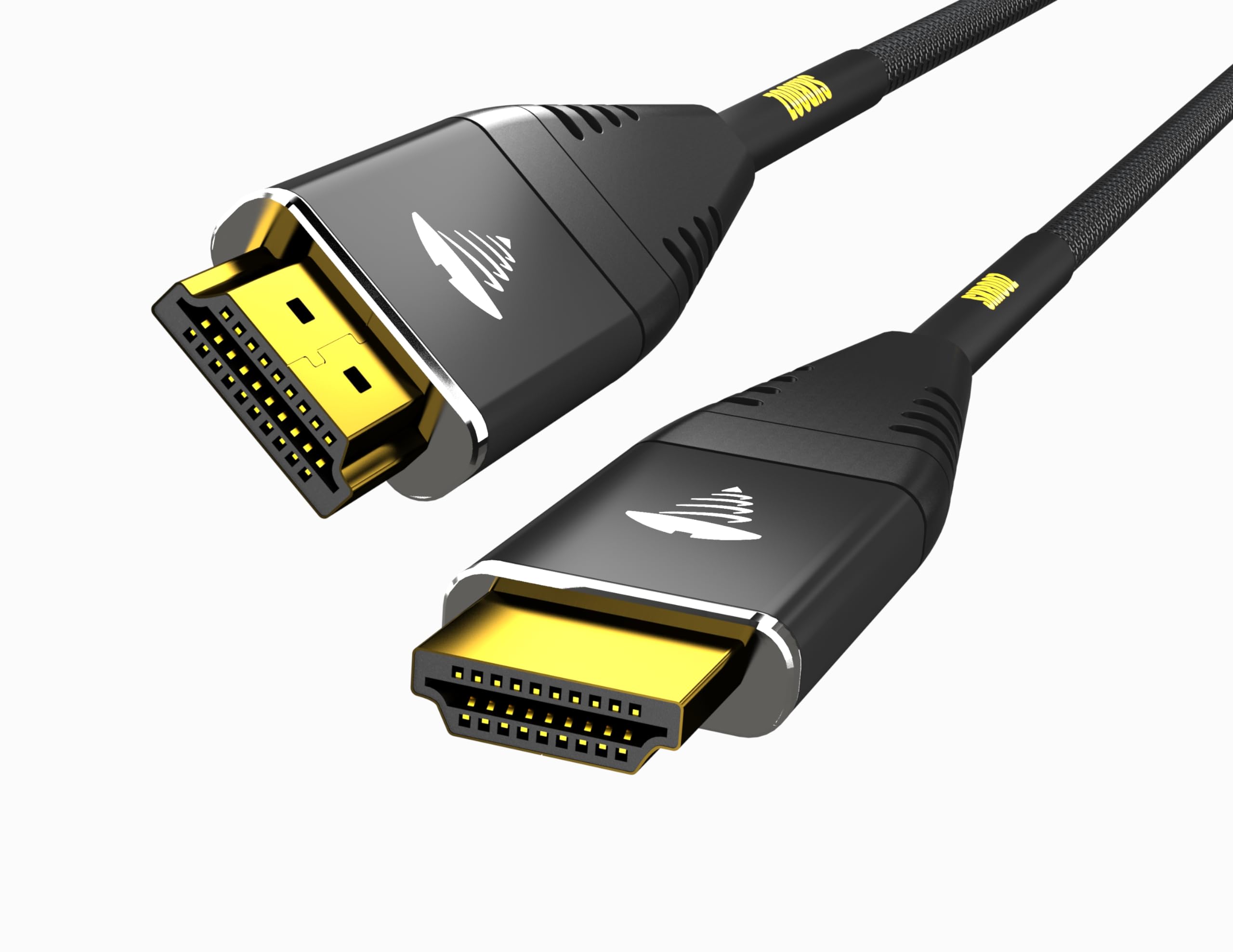 Cable HDMI 2.1a Lifetime de 6 pies – 4K 8K 10K Cable DG de alta velocidad extrema – Kevlar – 8K @60Hz 4K @120Hz Video 48Gbps, HDR dinámico, DTSX, eARC, compatible con PS5, XBox, HDTV, Roku, Smart TV,