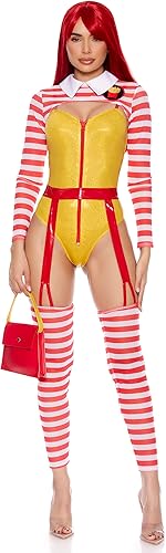 Miniatura 6 de Forplay Disfraz sexy de comida rápida para mujer, talla Me Up, multicolor