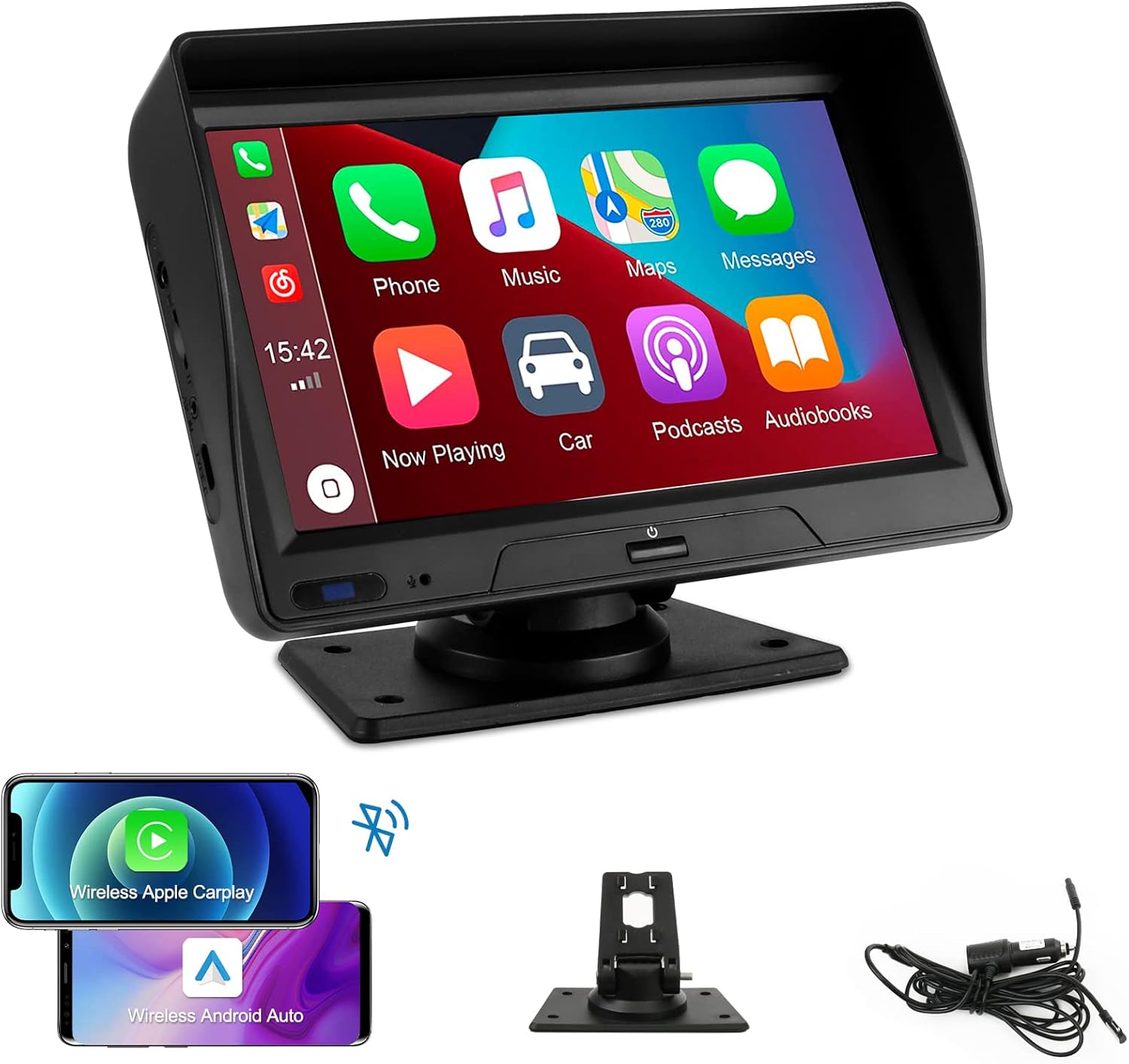 Autoradio mit Bluetooth 5.0 Freisprecheinrichtung Apple Carplay Android