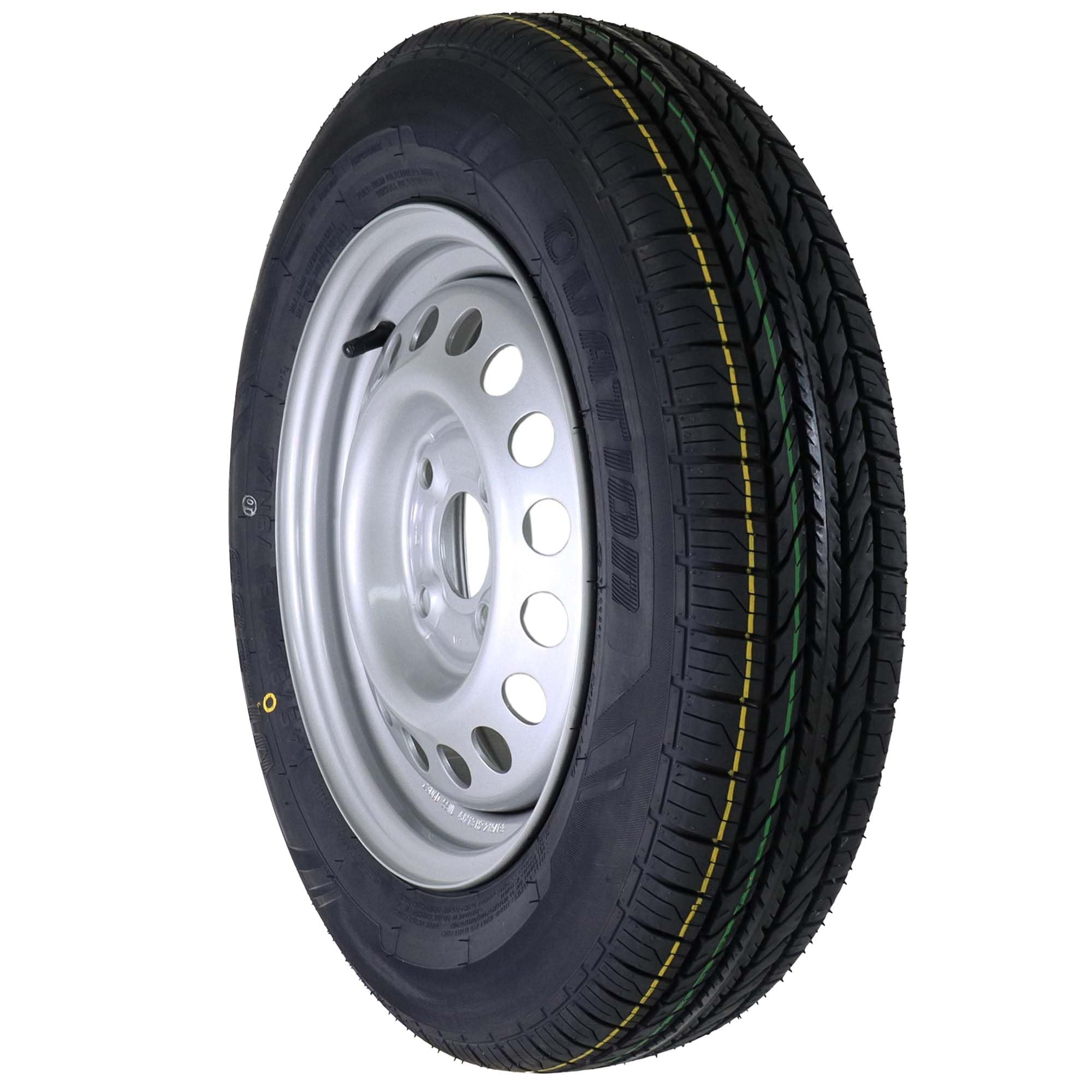 The Drive Komplettrad 145/80R13 79N XL M+S für Pkw-Anhänger & Caravan – Felge 4Jx13 H2 ET30 – Lochkreis 4x100 – Tragkraft 437kg – max. 140 km/h – hochwertiges Ersatzrad