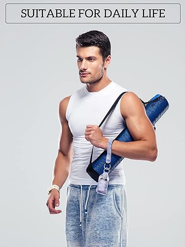 Miniatura 5 de Geiserailie Juego de 40 llaveros para desinfectante de manos, soporte para botella de viaje, estuche para lápiz labial, llavero de pulsera (floral)