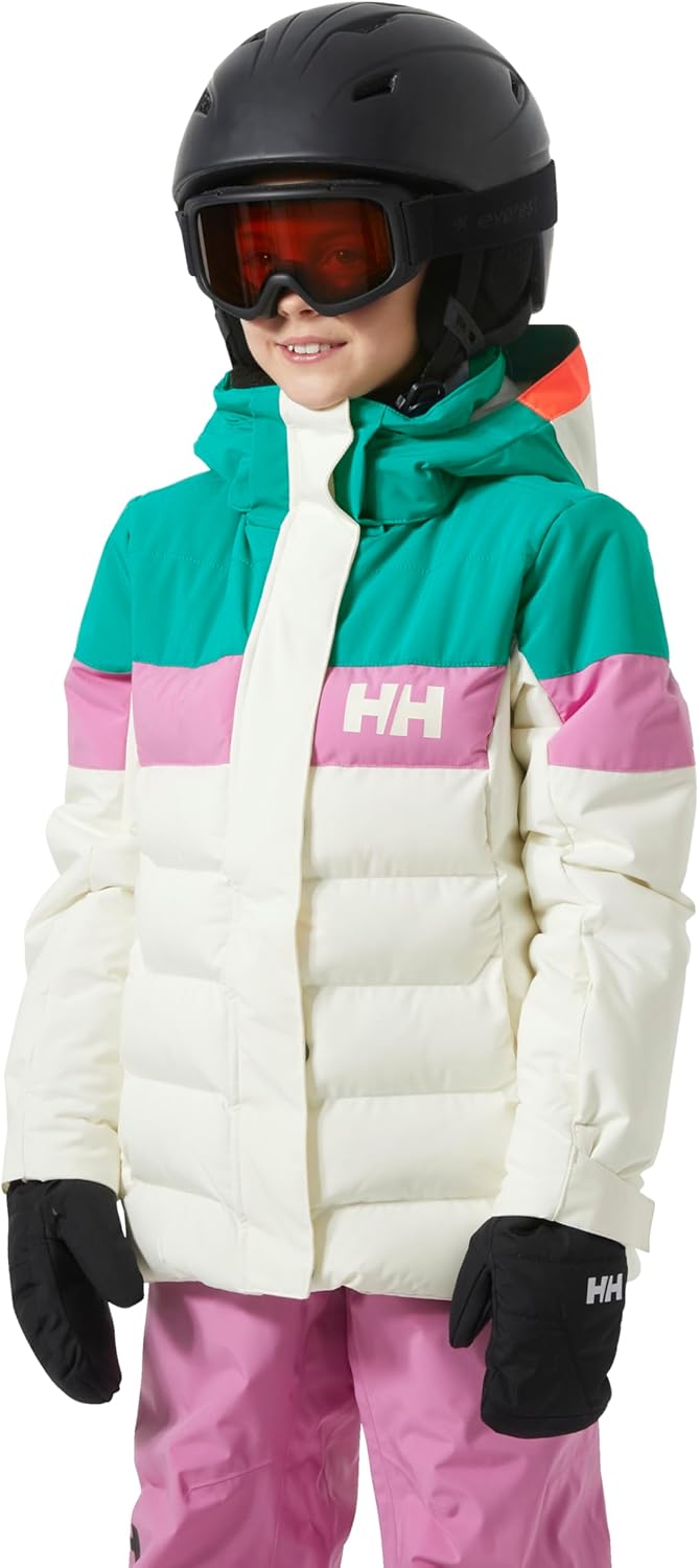 Helly-Hansen Diamond Jacket - Junior Unisex Waterproof Coat, Durable Outerwear-Jackets, Lightweight Cold Weather Gear