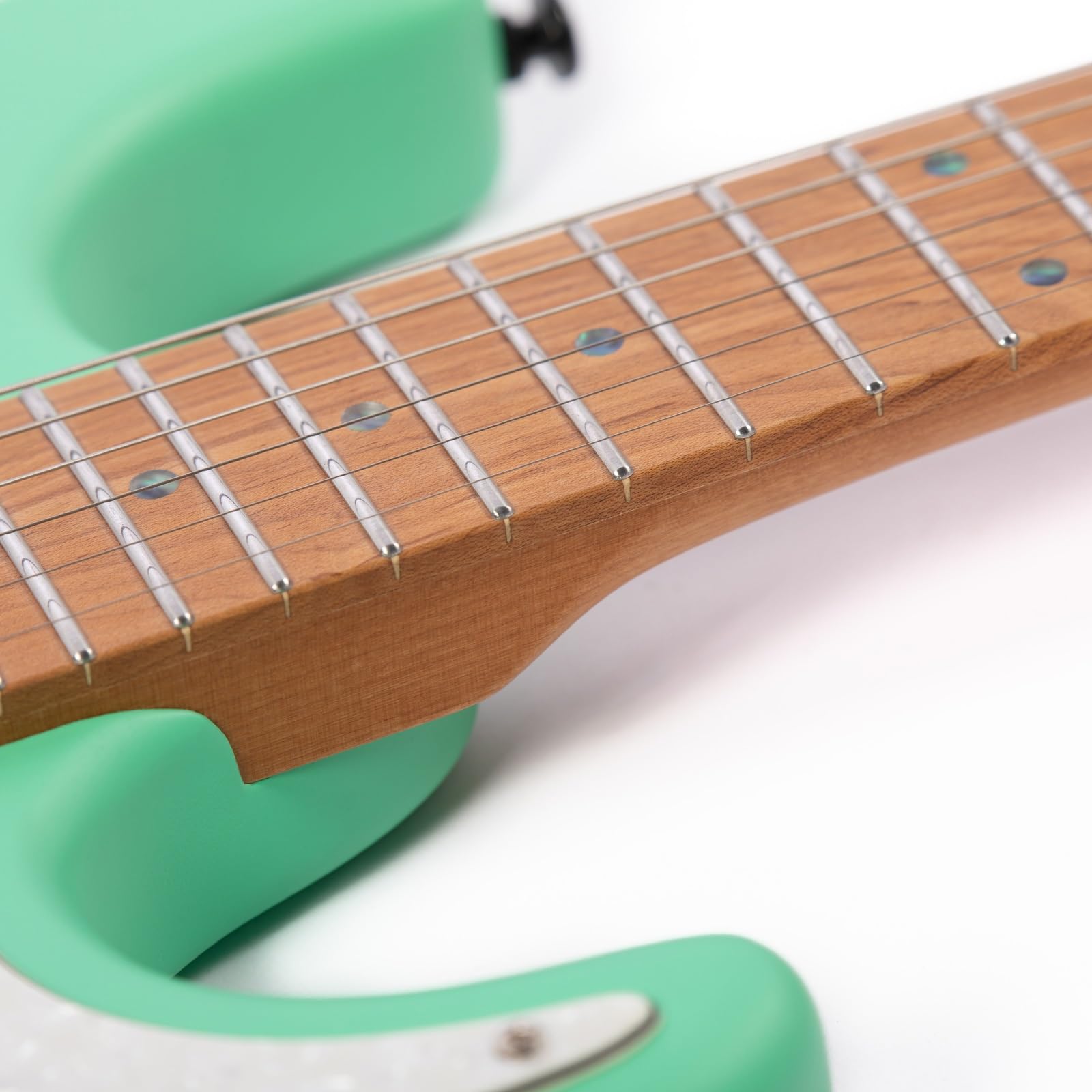 Standard Gitara Elektryczna 6 Strunowa Solidna Gitara Elektryczna Standard Matowe Wykończenie Korpus Z Topoli Pieczony Klon Trwały(Type 1)